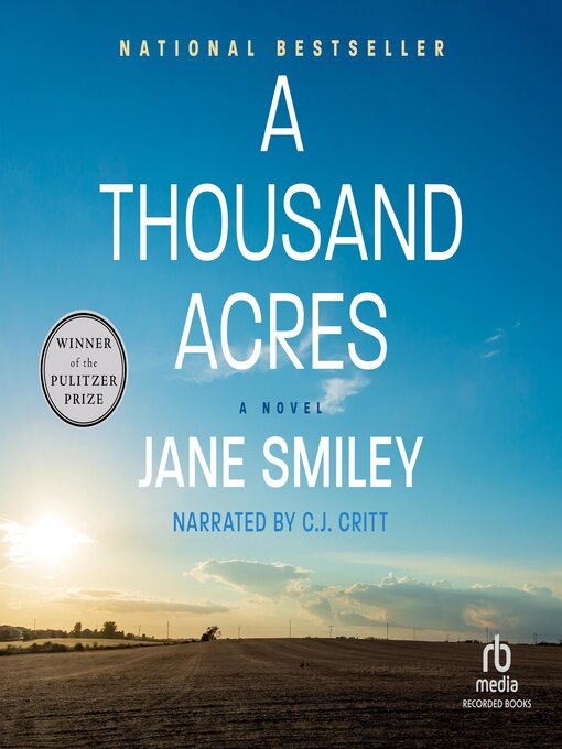 Title details for A Thousand Acres by Jane Smiley - Available